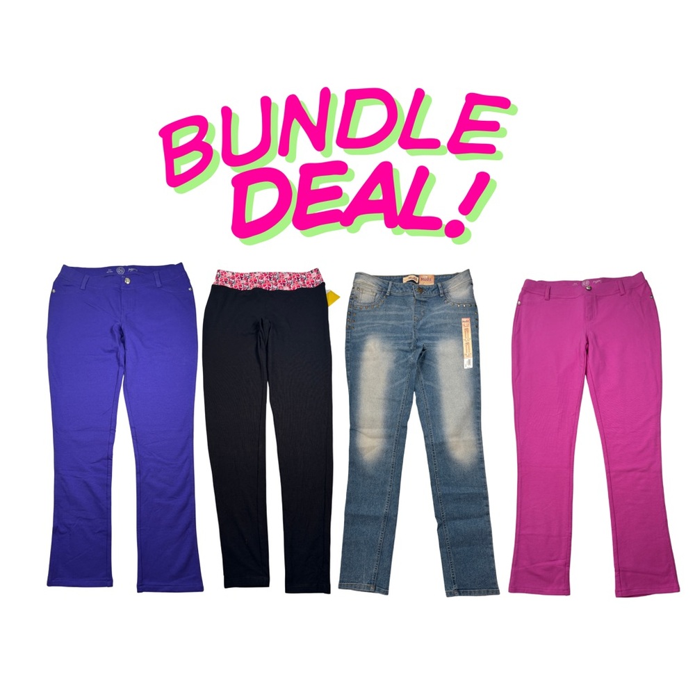 NWT Girls Bundle of Jeggings 14.5
